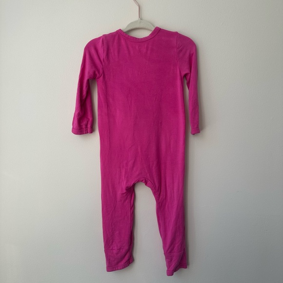 Kyte BABY Raspberry Zip Romper - Picture 2 of 3